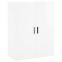 Armario de pared blanco brillante 69,5x34x90 cm de vidaXL, Aparadores - Ref: Foro24-828438, Precio: 71,21 €, Descuento: %