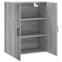 Sonoma gray wall cabinet 69.5x34x90 cm by vidaXL, Sideboards - Ref: Foro24-828426, Price: 72,25 €, Discount: %