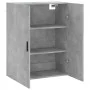 Armario de pared gris hormigón 69,5x34x90 cm de vidaXL, Aparadores - Ref: Foro24-828440, Precio: 55,99 €, Descuento: %