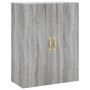 Sonoma grauer Wandschrank 69,5x34x90 cm von vidaXL, Sideboards - Ref: Foro24-828410, Preis: 70,34 €, Rabatt: %