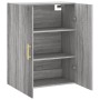 Armario de pared gris Sonoma 69,5x34x90 cm de vidaXL, Aparadores - Ref: Foro24-828418, Precio: 77,99 €, Descuento: %