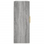 Armario de pared gris Sonoma 69,5x34x90 cm de vidaXL, Aparadores - Ref: Foro24-828418, Precio: 77,99 €, Descuento: %