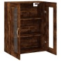 Armario de pared roble ahumado 69,5x34x90 cm de vidaXL, Aparadores - Ref: Foro24-828465, Precio: 92,87 €, Descuento: %