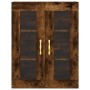 Smoked oak wall cabinet 69.5x34x90 cm by vidaXL, Sideboards - Ref: Foro24-828465, Price: 92,99 €, Discount: %