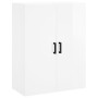 Armario de pared blanco brillante 69,5x34x90 cm de vidaXL, Aparadores - Ref: Foro24-828422, Precio: 53,55 €, Descuento: %