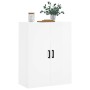 Armario de pared blanco brillante 69,5x34x90 cm de vidaXL, Aparadores - Ref: Foro24-828422, Precio: 53,55 €, Descuento: %