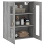 Armario de pared gris Sonoma 69,5x34x90 cm de vidaXL, Aparadores - Ref: Foro24-828466, Precio: 92,60 €, Descuento: %