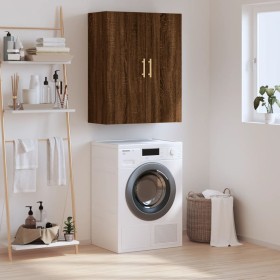 Brown oak wall cabinet 69.5x34x90 cm by vidaXL, Sideboards - Ref: Foro24-828419, Price: 77,79 €, Discount: %