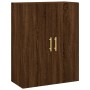 Brown oak wall cabinet 69.5x34x90 cm by vidaXL, Sideboards - Ref: Foro24-828419, Price: 77,79 €, Discount: %