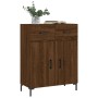 Sideboard aus eichenbraunem Holzwerkstoff, 69,5 x 34 x 90 cm von vidaXL, Sideboards - Ref: Foro24-827987, Preis: 88,85 €, Rab...