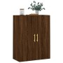 Brown oak wall cabinet 69.5x34x90 cm by vidaXL, Sideboards - Ref: Foro24-828419, Price: 77,79 €, Discount: %