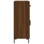 Aparador de madera de ingeniería marrón roble 69,5x34x90 cm de vidaXL, Aparadores - Ref: Foro24-827987, Precio: 88,75 €, Desc...