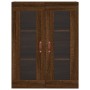 Armario de pared marrón roble 69,5x34x90 cm de vidaXL, Aparadores - Ref: Foro24-828459, Precio: 112,22 €, Descuento: %