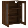 Armario de pared marrón roble 69,5x34x90 cm de vidaXL, Aparadores - Ref: Foro24-828459, Precio: 112,22 €, Descuento: %