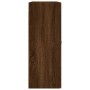 Armario de pared marrón roble 69,5x34x90 cm de vidaXL, Aparadores - Ref: Foro24-828459, Precio: 112,22 €, Descuento: %