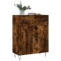 Aparador de madera de ingeniería roble ahumado 69,5x34x90 cm de vidaXL, Aparadores - Ref: Foro24-827977, Precio: 80,96 €, Des...