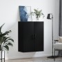 Armario de pared negro 69,5x34x90 cm de vidaXL, Aparadores - Ref: Foro24-828445, Precio: 89,00 €, Descuento: %