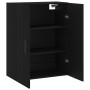 Armario de pared negro 69,5x34x90 cm de vidaXL, Aparadores - Ref: Foro24-828445, Precio: 89,00 €, Descuento: %