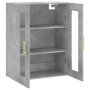 Concrete gray wall cabinet 69.5x34x90 cm by vidaXL, Sideboards - Ref: Foro24-828472, Price: 87,52 €, Discount: %