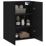 Armario de pared negro 69,5x34x90 cm de vidaXL, Aparadores - Ref: Foro24-828437, Precio: 86,54 €, Descuento: %