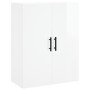 Armario de pared blanco brillante 69,5x34x90 cm de vidaXL, Aparadores - Ref: Foro24-828446, Precio: 90,58 €, Descuento: %