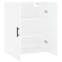 Armario de pared blanco brillante 69,5x34x90 cm de vidaXL, Aparadores - Ref: Foro24-828446, Precio: 90,58 €, Descuento: %