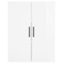 Armario de pared blanco brillante 69,5x34x90 cm de vidaXL, Aparadores - Ref: Foro24-828446, Precio: 90,58 €, Descuento: %