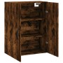 Smoked oak wall cabinet 69.5x34x90 cm by vidaXL, Sideboards - Ref: Foro24-828449, Price: 75,85 €, Discount: %