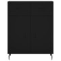 Schwarzes Sideboard aus Holzwerkstoff, 69,5 x 34 x 90 cm von vidaXL, Sideboards - Ref: Foro24-827997, Preis: 97,38 €, Rabatt: %