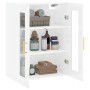 Glossy white wall cabinet 69.5x34x90 cm by vidaXL, Sideboards - Ref: Foro24-828470, Price: 103,99 €, Discount: %