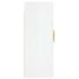 Glossy white wall cabinet 69.5x34x90 cm by vidaXL, Sideboards - Ref: Foro24-828470, Price: 103,99 €, Discount: %