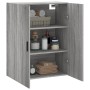 Armario de pared gris Sonoma 69,5x34x90 cm de vidaXL, Aparadores - Ref: Foro24-828442, Precio: 67,11 €, Descuento: %