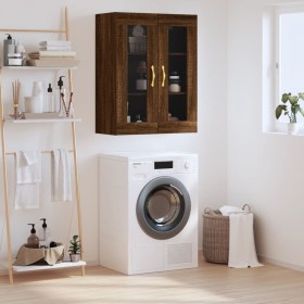 Brown oak wall cabinet 69.5x34x90 cm by vidaXL, Sideboards - Ref: Foro24-828467, Price: 82,61 €, Discount: %