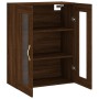 Brown oak wall cabinet 69.5x34x90 cm by vidaXL, Sideboards - Ref: Foro24-828467, Price: 82,69 €, Discount: %