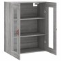 Sonoma gray wall cabinet 69.5x34x90 cm by vidaXL, Sideboards - Ref: Foro24-828458, Price: 85,41 €, Discount: %