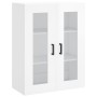 Armario de pared blanco brillante 69,5x34x90 cm de vidaXL, Aparadores - Ref: Foro24-828478, Precio: 99,68 €, Descuento: %