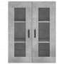 Concrete gray wall cabinet 69.5x34x90 cm by vidaXL, Sideboards - Ref: Foro24-828488, Price: 95,75 €, Discount: %