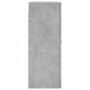 Armario de pared gris hormigón 69,5x34x90 cm de vidaXL, Aparadores - Ref: Foro24-828456, Precio: 89,12 €, Descuento: %