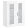 Armario de pared blanco brillante 69,5x34x90 cm de vidaXL, Aparadores - Ref: Foro24-828494, Precio: 95,26 €, Descuento: %