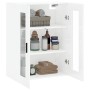 Armario de pared blanco brillante 69,5x34x90 cm de vidaXL, Aparadores - Ref: Foro24-828494, Precio: 95,26 €, Descuento: %