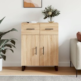 Sonoma Oak Engineered Wood Sideboard 69.5x34x90 cm by vidaXL, Sideboards - Ref: Foro24-828007, Price: 109,99 €, Discount: %