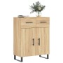 Sideboard aus Sonoma-Eichenholzwerkstoff, 69,5 x 34 x 90 cm von vidaXL, Sideboards - Ref: Foro24-828007, Preis: 109,99 €, Rab...