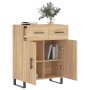 Sideboard aus Sonoma-Eichenholzwerkstoff, 69,5 x 34 x 90 cm von vidaXL, Sideboards - Ref: Foro24-828007, Preis: 109,99 €, Rab...