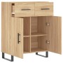 Sonoma Oak Engineered Wood Sideboard 69.5x34x90 cm by vidaXL, Sideboards - Ref: Foro24-828007, Price: 109,78 €, Discount: %