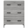 Aparador de madera de ingeniería gris Sonoma 69,5x34x90 cm de vidaXL, Aparadores - Ref: Foro24-827858, Precio: 101,64 €, Desc...