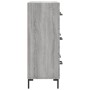 Aparador de madera de ingeniería gris Sonoma 69,5x34x90 cm de vidaXL, Aparadores - Ref: Foro24-827858, Precio: 101,64 €, Desc...