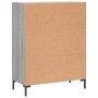 Aparador de madera de ingeniería gris Sonoma 69,5x34x90 cm de vidaXL, Aparadores - Ref: Foro24-827858, Precio: 101,64 €, Desc...