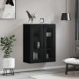 Armario de pared negro 69,5x34x90 cm de vidaXL, Aparadores - Ref: Foro24-828485, Precio: 92,46 €, Descuento: %