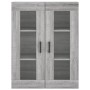 Armario de pared gris Sonoma 69,5x34x90 cm de vidaXL, Aparadores - Ref: Foro24-828482, Precio: 84,12 €, Descuento: %