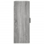 Armario de pared gris Sonoma 69,5x34x90 cm de vidaXL, Aparadores - Ref: Foro24-828482, Precio: 84,12 €, Descuento: %